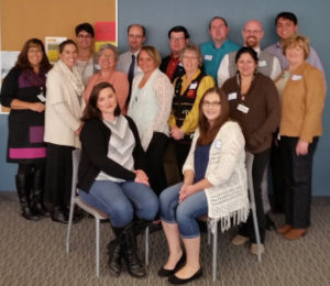 The crowd gathered for the morning at Natrona County Public Library in Casper, one of the Wyoming Library Association conference's host sites.