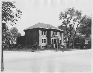 Albany County Public Library, Laramie. Now the City of Laramie Office Annex. Built 1905.