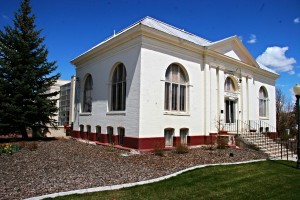 Uinta County Library, Evanston. Now the Uinta County Museum and Evanston Chamber of Commerce. Built 1906