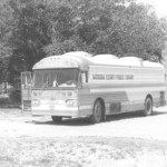 NCPL's first bookmobile, the "Reading Roustabout."