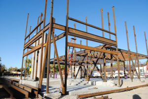 Converse County Library under construction