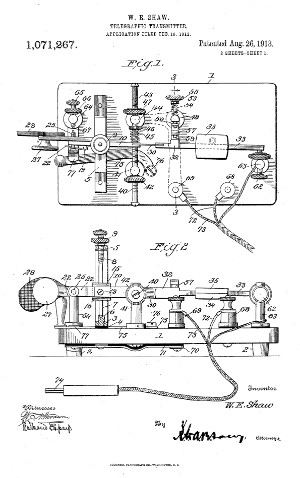 Telegraphic Transmitter patent