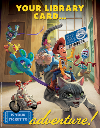 Toy Story 4' Stars of National Library Card Month - Wyoming State