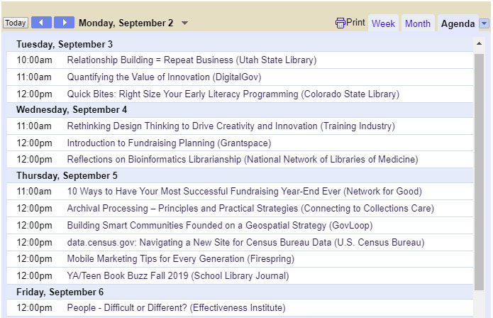 September Course Dates Free Continuing Education Events for the Week of September 3 - Wyoming ...